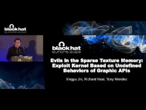 Evils in the Sparse Texture Memory: Exploit Kernel Based on Undefined Behaviors of Graphic APIs