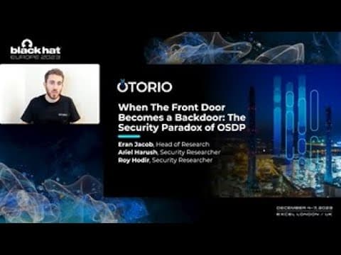 When the Front Door Becomes a Backdoor: The Security Paradox of OSDP