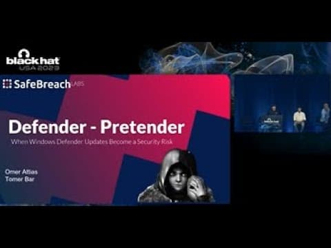 Defender-Pretender: When Windows Defender Updates Become a Security Risk