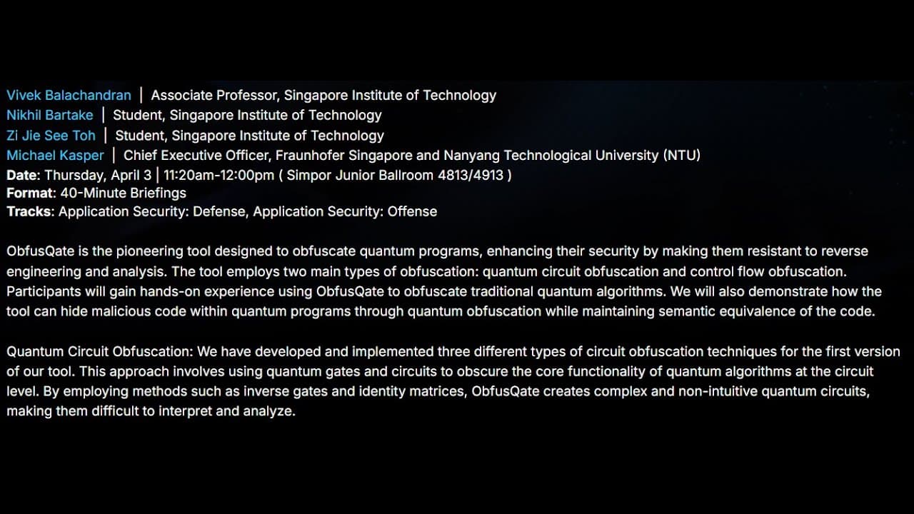 ObfusQate: Where Quantum Magic Meets Code Security – Say Goodbye to Easy Cracking!