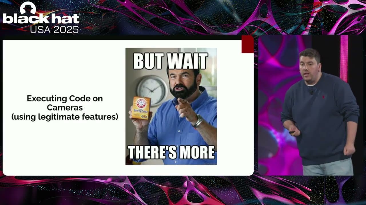 Black Hat USA 2025 | Turning Camera Surveillance on its Axis