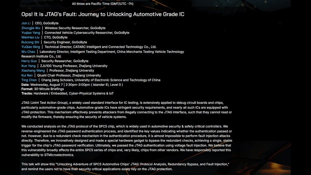 Ops! It Is JTAG's Fault: Journey to Unlocking Automotive Grade ICs