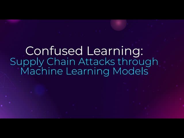 Confused Learning: Supply Chain Attacks through Machine Learning Models