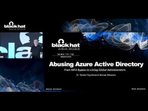 Abusing Azure Active Directory: From MFA Bypass to Listing Global Administrators