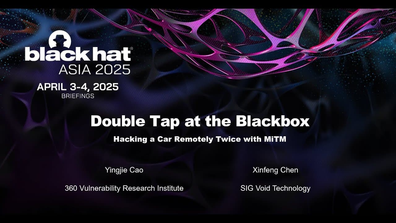 Double Tap at the Blackbox: Hacking a Car Remotely Twice with MiTM