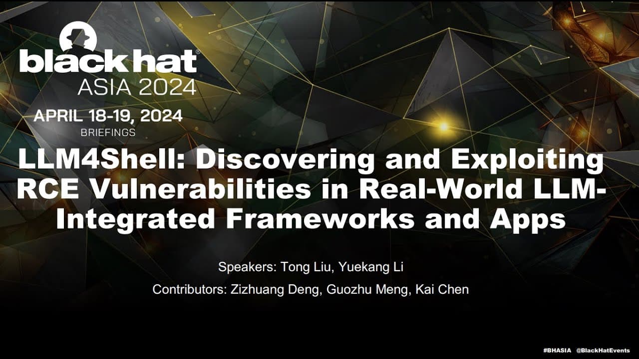 LLM4Shell: Discovering and Exploiting RCE Vulnerabilities in Real-World LLM-Integrated Frameworks and Apps