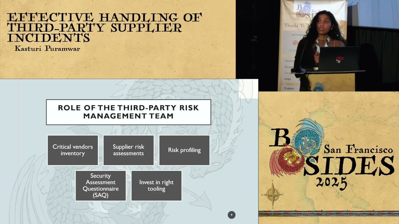 Effective Handling of Third-Party Supplier Incidents