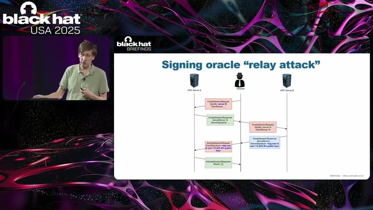 Black Hat USA 2025 | No VPN Needed? Cryptographic Attacks Against the OPC UA Protocol