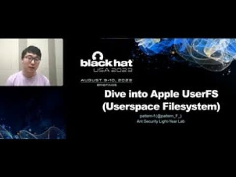 Dive into Apple UserFS