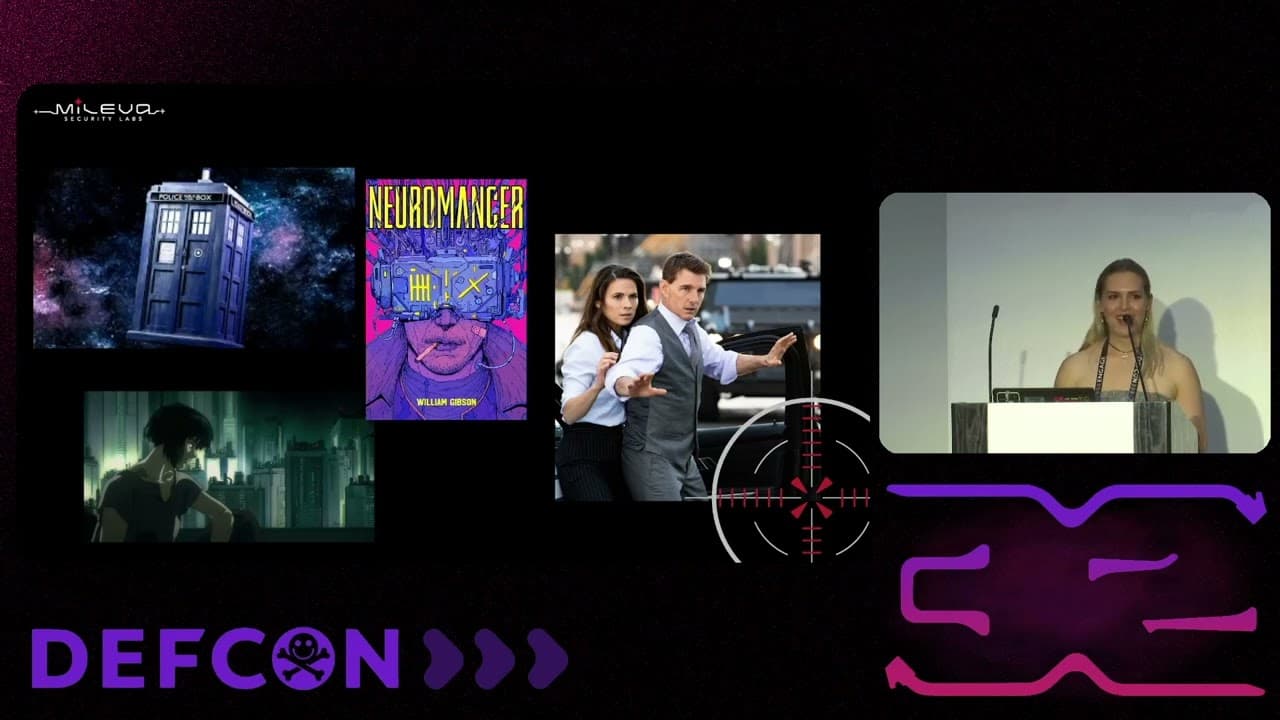 DEF CON 32 - Hacker vs AI perspectives from an ex spy - Harriet Farlow