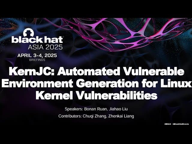 KernJC: Automated Vulnerable Environment Generation for Linux Kernel Vulnerabilities
