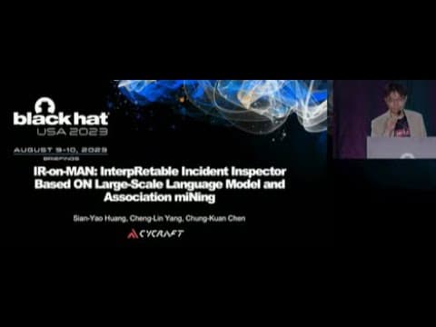 IR-on-MAN: Interpretable Incident Inspector Based on Large-Scale Language Model and Association Mining