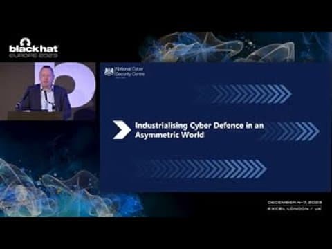 Industrialising Cyber Defence in an Asymmetric World