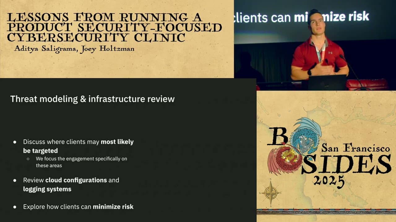 Lessons from Running a Product Security-Focused Cybersecurity Clinic