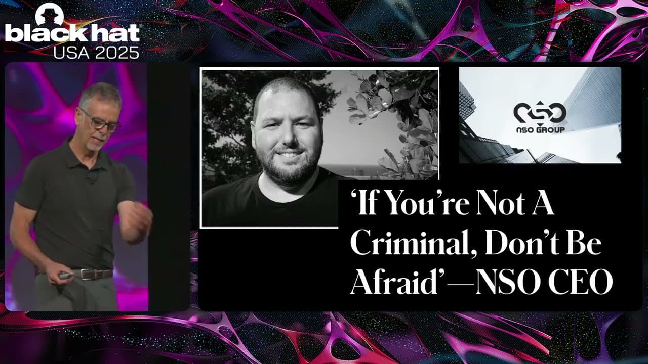 Black Hat USA 2025 Keynote | Chronicles of Counter-Intelligence from the Citizen Lab