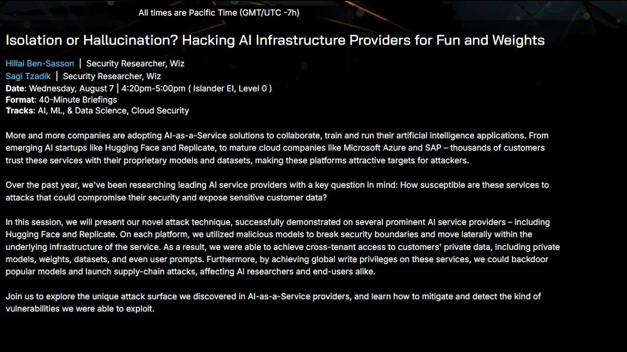 Isolation or Hallucination: Hacking AI Infrastructure Providers
