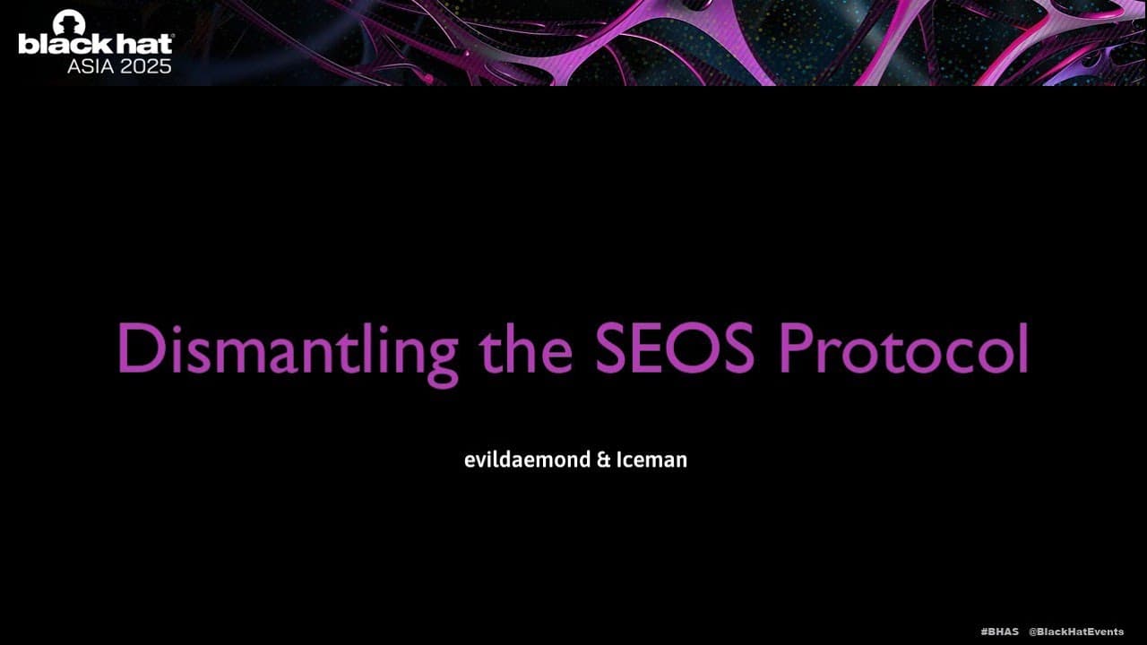Dismantling the SEOS Protocol