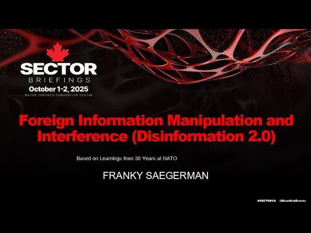 Foreign Information Manipulation and Interference (FIMI) (Disinformation 2.0) - Threatening Patterns