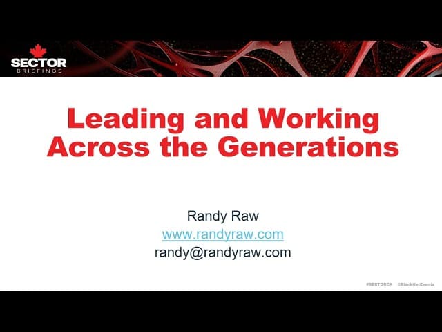 Leading Across the Generations