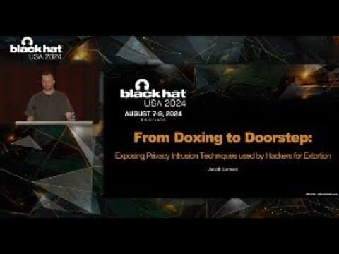From Doxing to Doorstep: Exposing Privacy Intrusion Techniques Used by Hackers for Extortion