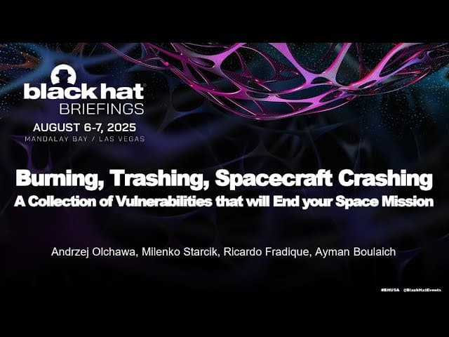 A Collection of Vulnerabilities That Will End Your Space Mission