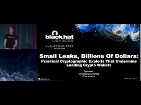 Small Leaks, Billions of Dollars: Practical Cryptographic Exploits That Undermine Leading Crypto Wallets