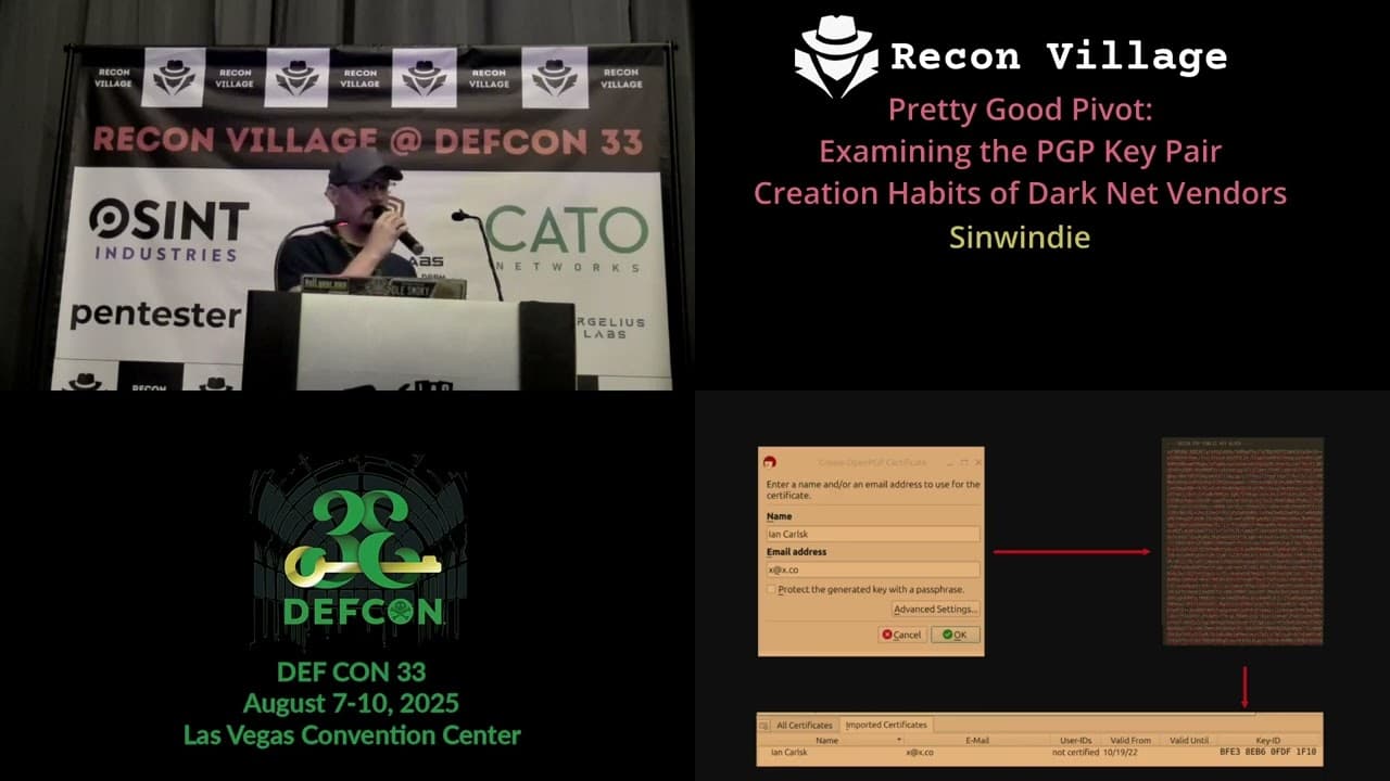 DEF CON 33 Recon Village - Pretty Good Pivot - Simwindie