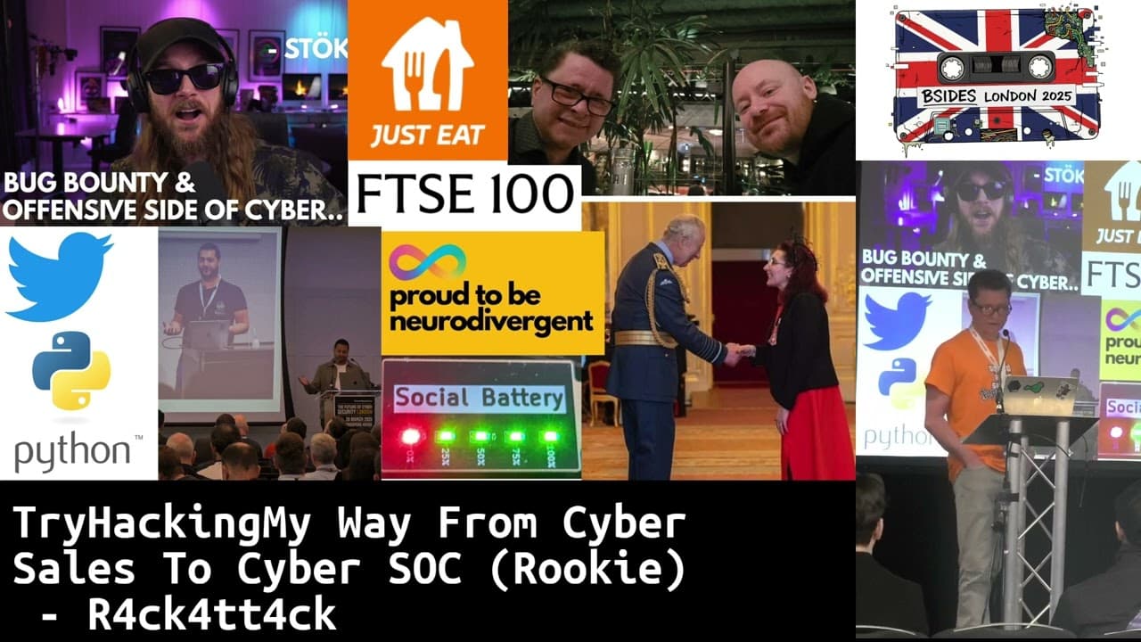 TryHackingMy Way From Cyber Sales to Cyber SOC