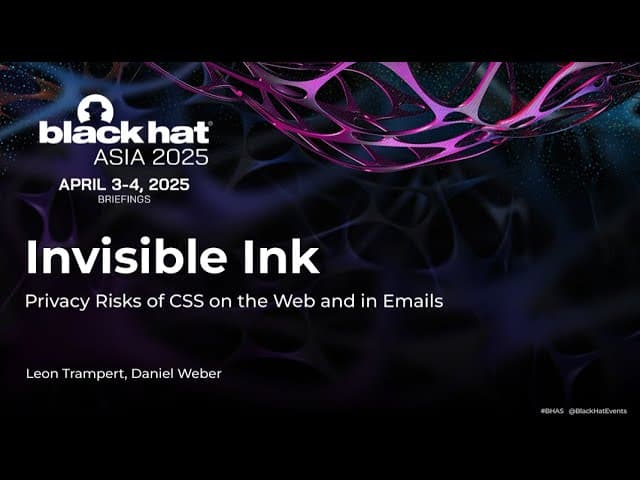 Invisible Ink: Privacy Risks of CSS in Browsers and Emails