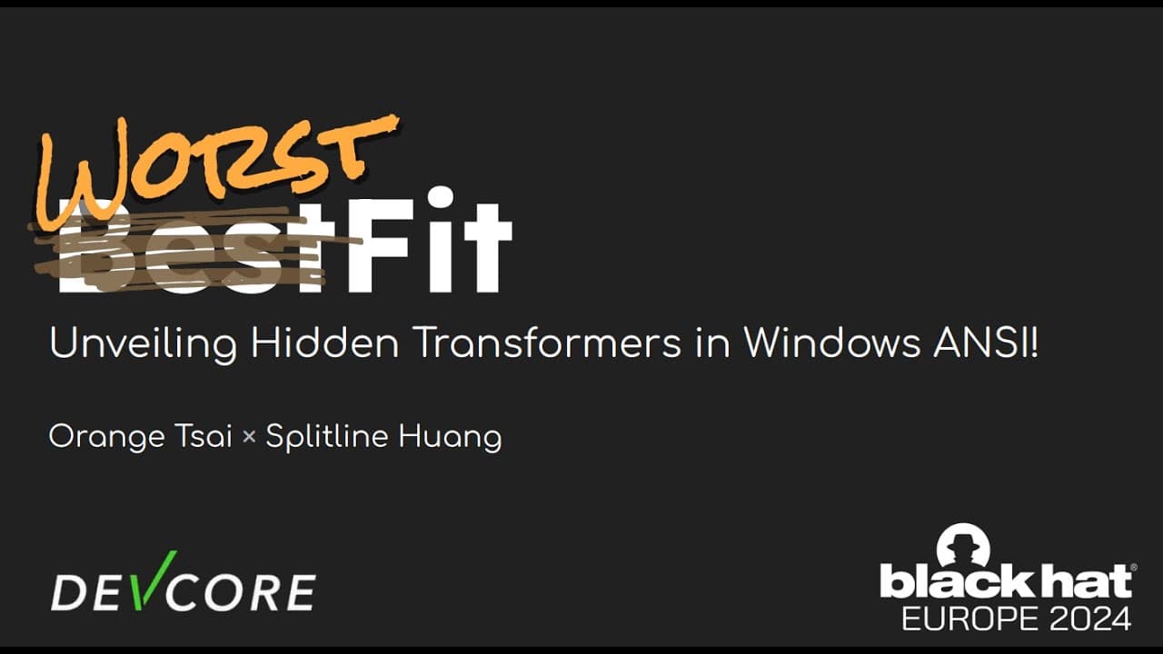 BestFit: Unveiling Hidden Transformers in Windows ANSI